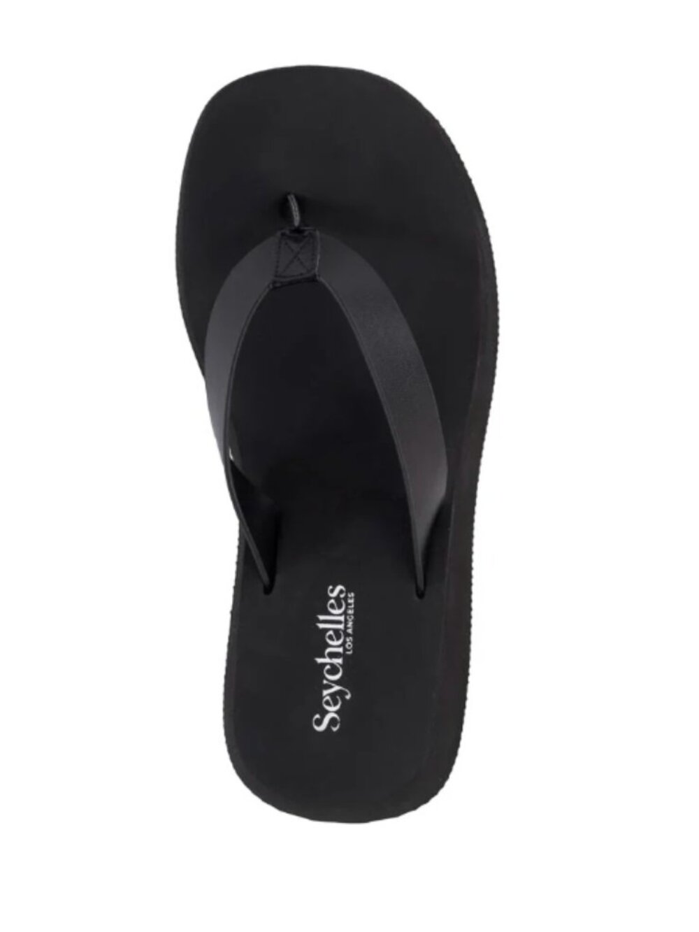 Seychelles Skyscraper Black Flatform Thong Slide Sandals - Picture 8 of 10